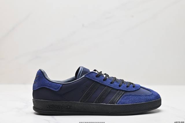 公司级adidas Originals Gazelle Indoor 三叶草休闲防滑耐磨低帮板鞋 鞋头出色设计 塑就出众贴合感 稳固的后跟贴合足部曲线设计 软弹