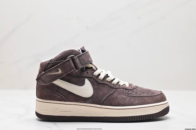 公司级nike Air Force 1 Mid 07 Qs 原楦头原纸板 打造纯正中帮空军版型 专注外贸渠道 全掌内置蜂窝气垫 原盒配件 原厂中底钢印、拉帮完美