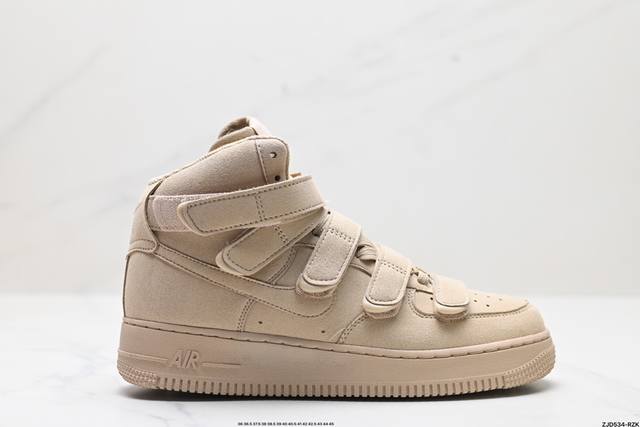 公司级nike Air Force 1 Billie Mushroom 空军一号 碧梨联名高帮魔术贴板鞋 原楦头原纸板 打造纯正空军版型专注外贸渠道 全掌内置蜂