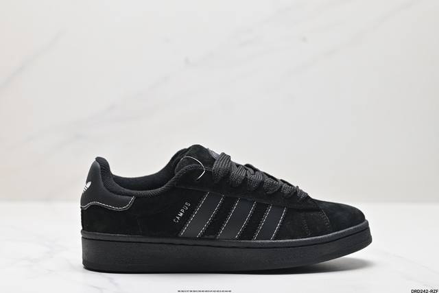 真标阿迪达斯adidas Originals Bad Bubby Campus 00S学院系列 面包风经典复古低帮百搭休闲运动板鞋 货号:If8768 尺码:3