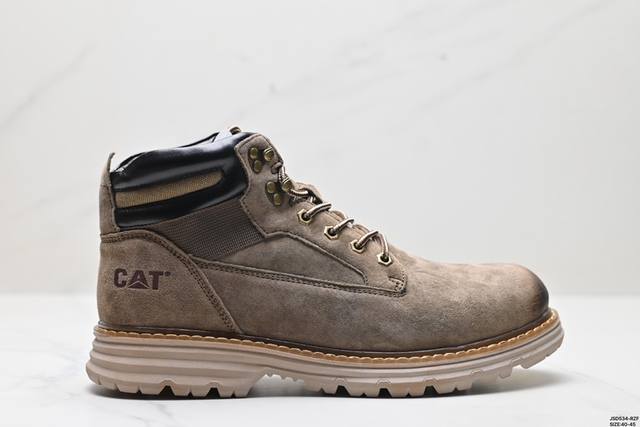 公司级cat Footwear Cat 卡特工装 休闲复古潮鞋系列 21Ss新款潮鞋 专治各种不帅 鞋身轻便 舒适性相当不错 #头层小牛皮 橡胶大底 上身随意搭