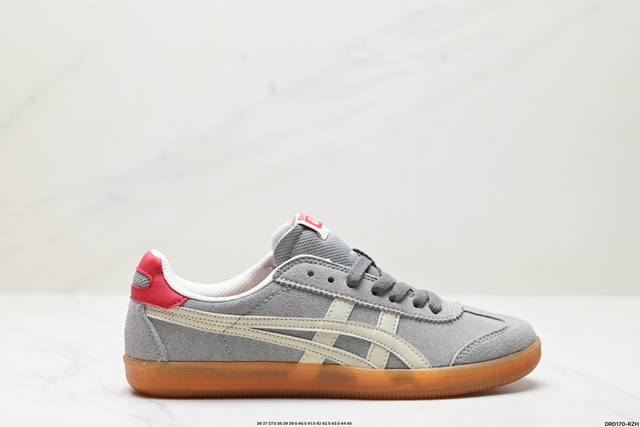 公司级亚瑟士 Onitsuka Tiger Tokuten 复古低帮休闲跑鞋 实拍首发 Tokuten的灵感来源于80年代的室内用鞋 T-Toe前足补强设计 室