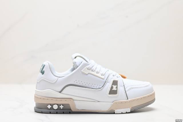 全新lv路易威登louis Vuitton Trainer Sneaker Low休闲运动文化百搭板鞋 尺码:36-45 Id:Jzd129-Rzh