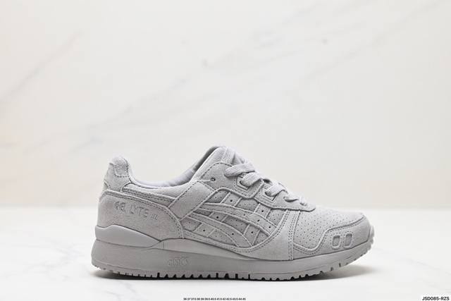 公司级asics Gel-Lyte Iii Og系列低帮经典复古休闲运动跑步鞋 采用硬质牛剖革组合透气针织鞋面材质 升级eva全新缓震中底部位科技组合耐磨橡胶外