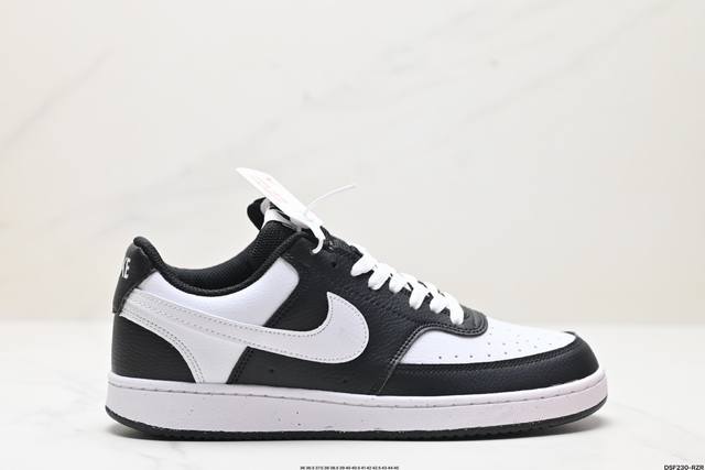 真标nike Court Vision Lo 低帮百搭 透气休闲运动板鞋 兼顾舒适脚感和出众风范 演绎匠心之作 结构性的支撑贴合感结合复古篮球设计 货号:Dh3