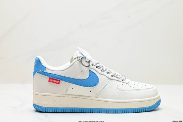 公司级nike Air Force 1‘07 Lv8 原楦头原纸板 打造纯正低帮空军版型 专注外贸渠道 全掌内置蜂窝气垫 原盒配件 原厂中底钢印、拉帮完美 官方