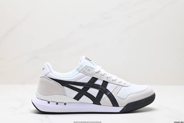 公司级onitsuka Tiger鬼塚虎 Ultimate 81 Ex 绒面革 防滑耐磨低帮 生活休闲鞋 货号:1183B510-100 尺码:35.5 36