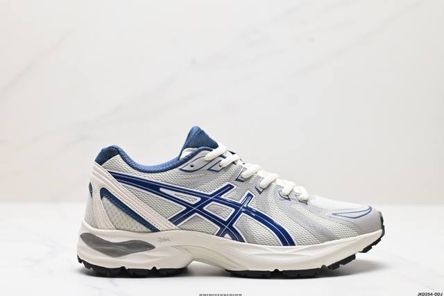 公司级亚瑟士asics Gel-Flux Cn 运动休闲透气专业跑 鞋 进口双层丝纤维工程网布鞋面 轻量舒适透 气材质中底3D可视gel缓震胶效果 升級flyt