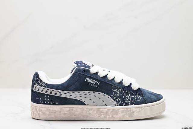 公司级puma Suede Xl复古单品 彪马 防滑耐磨低帮德训板鞋 货号::395777 01 尺码:35.5 36 37 37.5 38 38.5 39 4