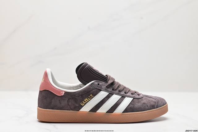 公司级adidas Originals Gazelle Indoor 三叶草休闲防滑耐磨低帮板鞋 鞋头出色设计 塑就出众贴合感 稳固的后跟贴合足部曲线设计 软弹 - 点击图像关闭