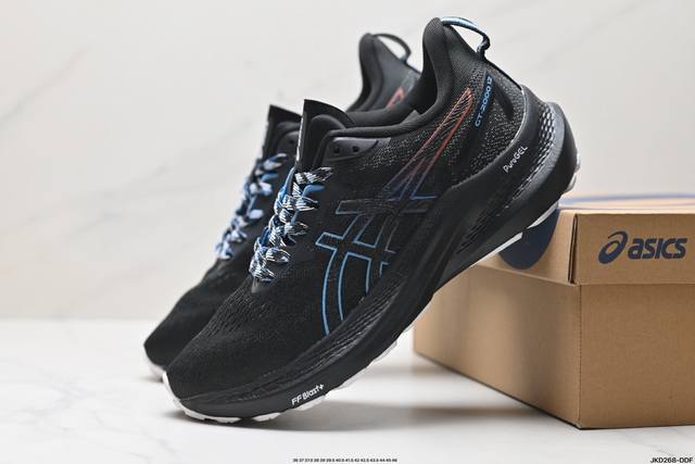 公司级亚瑟士 Asics Gt- 0 12缓震保护跑鞋透气轻便运动鞋复古老爹鞋 时尚男鞋 货号:1011B775-805 尺码:36 37 37.5 38 39