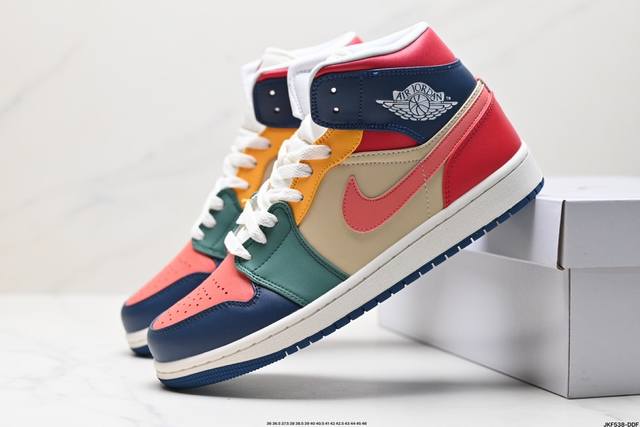 公司级nike Air Jordan 1 Retro Mid Aj1乔丹一代中帮经典复古文化休闲运动篮球鞋 货号:Dn3738-400 Id:Jkf538-Dd