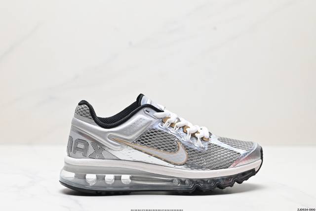 公司级nike Air Max 2013 联名气垫跑鞋 整体依旧以stussy标志性的麻布编织材质覆盖 鞋身大面积采用了网眼材质为主 并且后跟部分还带有反勾sw