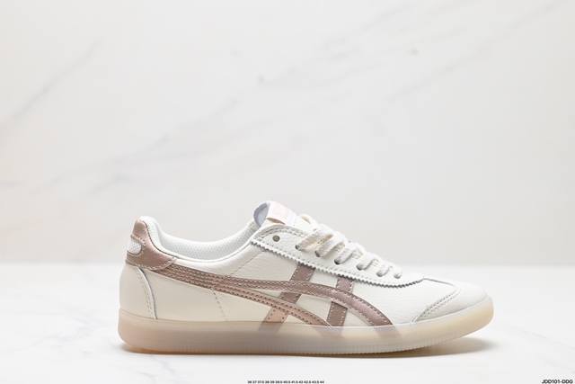 公司级亚瑟士 Onitsuka Tiger Tokuten 复古低帮休闲跑鞋 实拍首发 Tokuten的灵感来源于80年代的室内用鞋 T-Toe前足补强设计 室