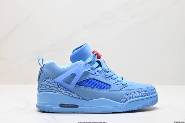 公司级nike Air Jordan Spizike Low舒适百搭 防滑耐磨 低帮 复古篮球鞋 货号:Hj9019- 尺码:36 36.5 37.5 38 3