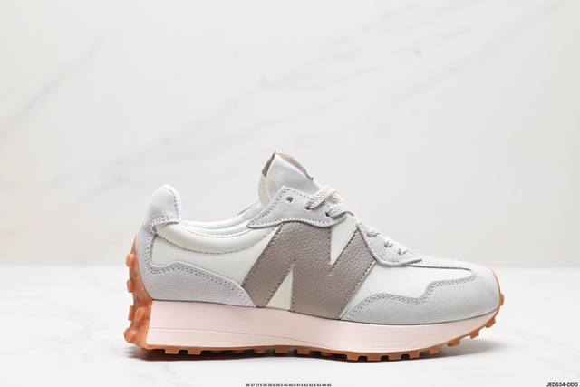 公司级new Balance Ms327 复古休闲运动慢跑鞋 完美细节 #全新 New Balance 327 系列 以更纯粹的复古风格设计打造的全新造型 侧身 - 点击图像关闭