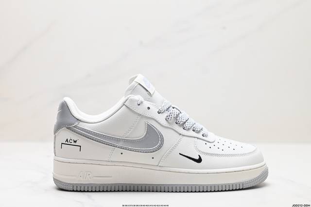 公司级nike Air Force 1‘07 原楦头原纸板 打造纯正低帮空军版型 专注外贸渠道 全掌内置蜂窝气垫 原盒配件 原厂中底钢印、拉帮完美 官方货号:A