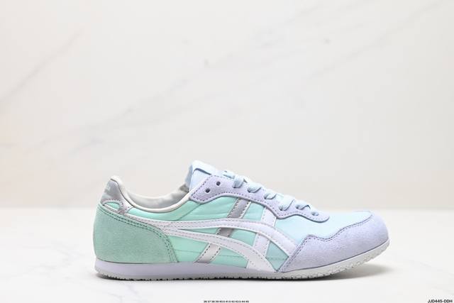 公司级onitsuka Tiger鬼塚虎 Serrano 尼龙 复古运动 防滑耐磨平衡轻便 低帮生活休闲鞋 货号:1183B400-407 尺码:36 37 3