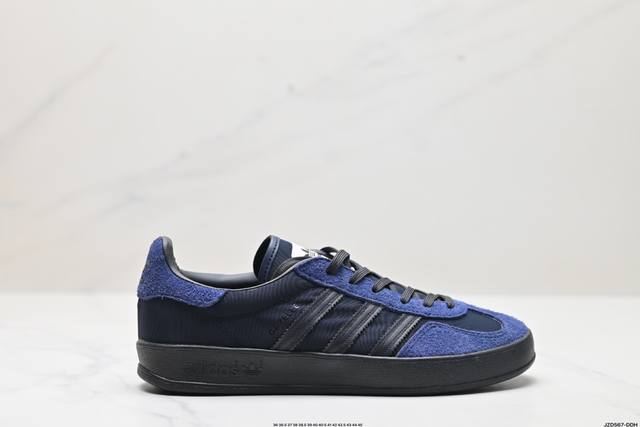 公司级adidas Originals Gazelle Indoor 三叶草休闲防滑耐磨低帮板鞋 鞋头出色设计 塑就出众贴合感 稳固的后跟贴合足部曲线设计 软弹 - 点击图像关闭