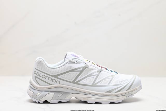 公司级salomon Xa Pro Xt-6 Ft萨洛蒙户外越野跑鞋 鞋面采用sensifit贴合技术 全方位贴合包裹脚型 鞋跟部鞋底牵引设计 提供强大的抓地性