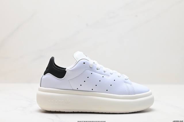 真标阿迪达斯adidas Stan Smith Pf M 三叶草经典百搭休闲运动板鞋 货号:Id3741 尺码:35.5 36 36.5 37 38 38.5