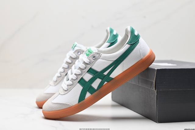 公司级亚瑟士 Onitsuka Tiger Tokuten 复古低帮休闲跑鞋 实拍首发 Tokuten的灵感来源于80年代的室内用鞋 T-Toe前足补强设计 室