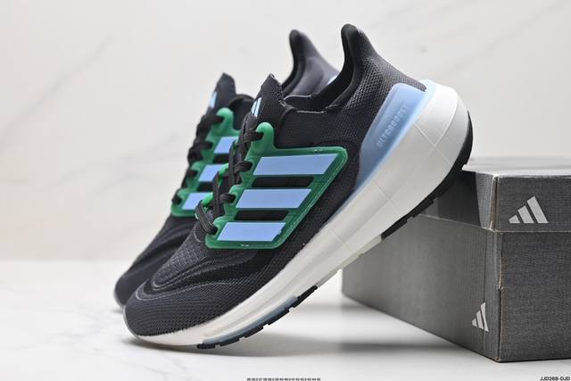 公司级阿迪达斯adidas Ultraboost Light 耐磨缓震休闲运动跑鞋 采用网材搭配反光皮革鞋面 配上stretchweb网格外底 提供非凡穿着体验 - 点击图像关闭