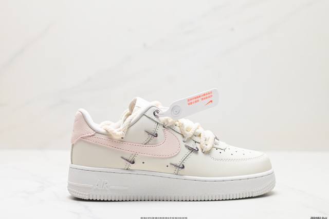 公司级nike Air Force 1‘07 Lv8 原楦头原纸板 打造纯正低帮空军版型 专注外贸渠道 全掌内置蜂窝气垫 原盒配件 原厂中底钢印、拉帮完美 官方