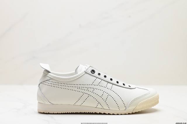 公司级onitsuka Tiger鬼冢虎 Mexico 66 Slip-On 一脚蹬低帮夏季透气运动休闲鞋 货号:1183A711-100 尺码:36 37 3