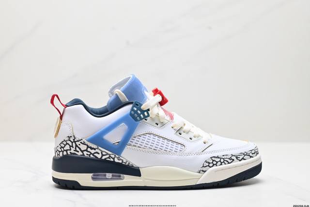 公司级nike Air Jordan Spizike Low舒适百搭 防滑耐磨 低帮 复古篮球鞋 货号:Hm3712-164 尺码:36 36.5 37.5 3