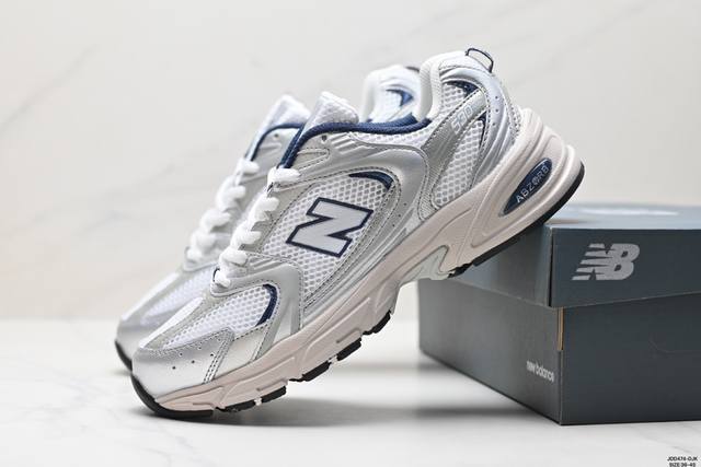 真标new Balance Mr530系列复古老爹风网布跑步休闲运动鞋 货号:Mr530Sg 尺码:36-45 Id:Jdd474-Djk