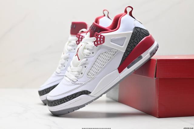 真标nike Air Jordan Spizike Low舒适百搭 防滑耐磨 低帮 复古篮球鞋 货号:Fq1869-800 尺码:36 36.5 37.5 38