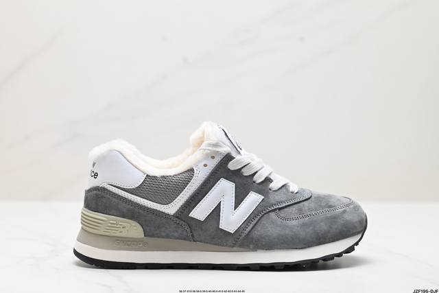 公司级new Balance Nb 574 Glacial 运动日常 秋冬加绒款 保暖织物减震耐磨低帮跑步鞋 货号:Ml574Hd2 尺码:36 37 37.5