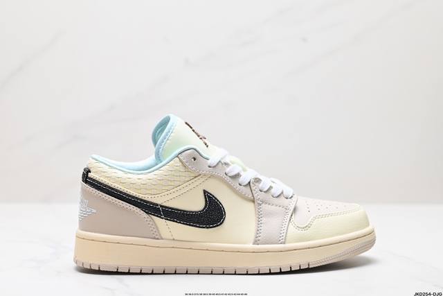 公司级nike Air Jordan 1 Low Se Aj1乔1低帮休闲板鞋 同步官方配色 官方货号:Hq3440-101 尺码:36 36.5 37.5 3