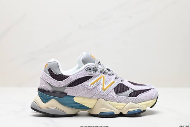 公司级new Balance 公司级版本 Nb9060 联名款 复古休闲运动慢跑鞋 鞋款灵感源自设计师本人对夏日的怀日回忆。鞋面大身由空间双格及磨砂鞋面拼接而生