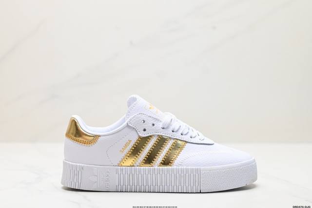 真标adidas Originals Sambarose 防滑减震 低帮 板鞋 货号:Ee9017 尺码:35.5 36 36.5 37 38 38.5 39