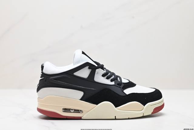 真标nike Air Jordan 4 Rm 防滑 低帮 复古篮球鞋 货号:Fq7939- 尺码:36 36.5 37.5 38 38.5 39 40 40.5