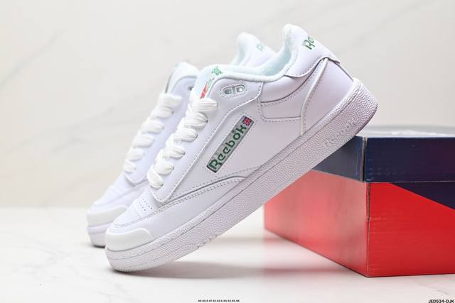 公司级reebok Club C Bula 锐步 舒适 耐磨 低帮 男女美式复古美拉德面包鞋休闲板鞋 尺码:40 40.5 41 42 42.5 43 44 4