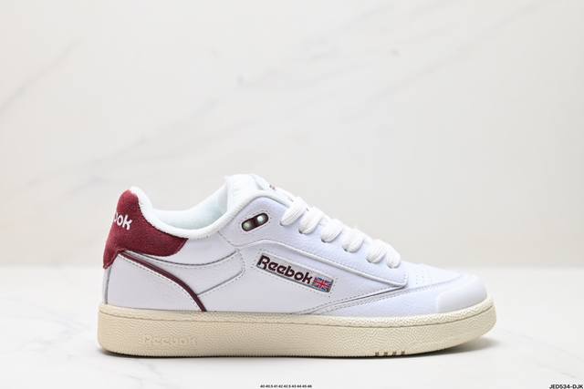 公司级reebok Club C Bula 锐步 舒适 耐磨 低帮 男女美式复古美拉德面包鞋休闲板鞋 尺码:40 40.5 41 42 42.5 43 44 4