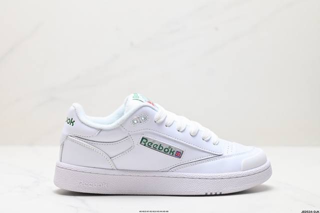 公司级reebok Club C Bula 锐步 舒适 耐磨 低帮 男女美式复古美拉德面包鞋休闲板鞋 尺码:40 40.5 41 42 42.5 43 44 4