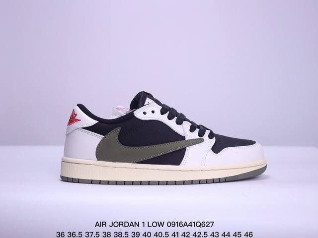 乔丹一代 Air Jordan 1 乔1 低帮aj1倒勾系列 运动鞋复古休闲篮球鞋 提高了与足部的贴合度，给人不一样的穿着体验。鞋底的平稳支撑，让你在运动中随意