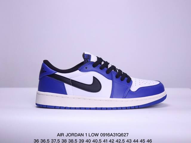 乔丹一代 Air Jordan 1 乔1 低帮aj1倒勾系列 运动鞋复古休闲篮球鞋 提高了与足部的贴合度，给人不一样的穿着体验。鞋底的平稳支撑，让你在运动中随意