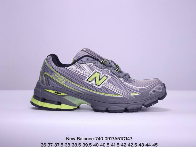 新百伦中古跑鞋 New Balance 740系列新百伦 潮流男女运动鞋 Nb740跑步鞋透气鞋复古潮鞋 货号：Mr740Tr 尺码：36-45含半码 Xm09