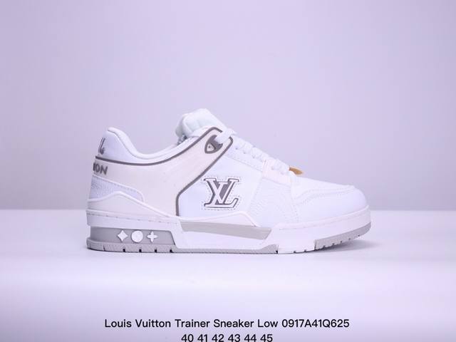 公司级全新lv路易威登louis Vuitton Trainer Sneaker Low休闲运动文化百搭板鞋 尺码:40-45 Xm0917Q625 - 点击图像关闭