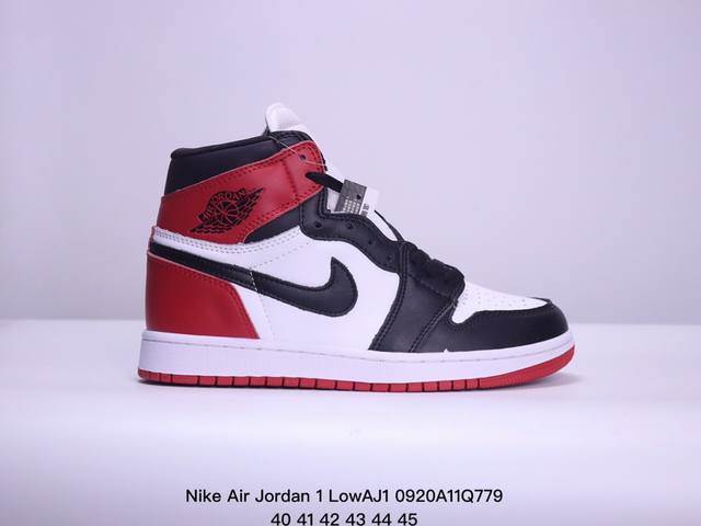 特价 公司级耐克nike Air Jordan 1 Lowaj1乔丹一代中帮经典复古文化休闲运动篮球鞋 Xm0920Q779