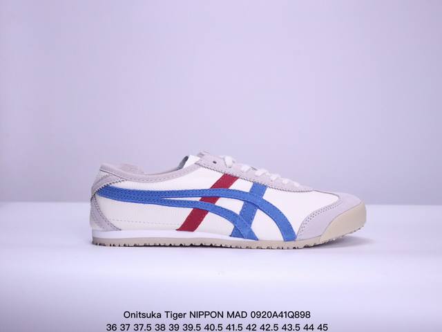 公司级onitsuka Tiger Nippon Made 鬼冢虎手工鞋系列 最高版本mexico 66 Deluxe メキシコ 66 デラックス独家！同步官方