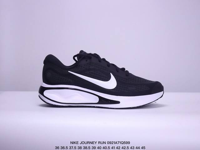 公司级nike耐克 Journey Run 夏季新品男子款公路透气缓震跑步鞋 货号:Fn0228-001 尺码:36 36.5 37.5 38 38.5 39