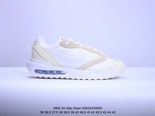 公司级nike Air Max Dawn 黎明系列 低帮气垫百搭休闲运动慢跑鞋 新鞋款带来新的外底和鞋帮额外尺寸为鞋子的耐久设计线条增添了新能量。从配色上彰显出