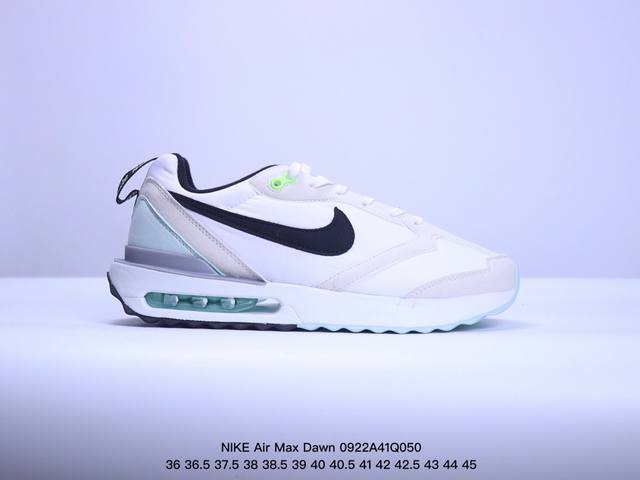 公司级nike Air Max Dawn 黎明系列 低帮气垫百搭休闲运动慢跑鞋 新鞋款带来新的外底和鞋帮额外尺寸为鞋子的耐久设计线条增添了新能量。从配色上彰显出 - 点击图像关闭