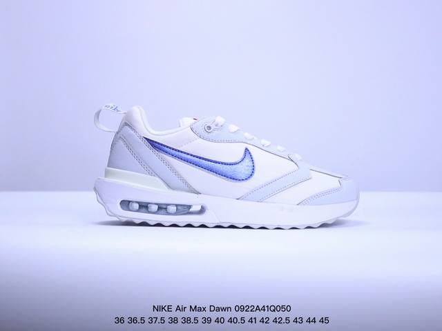 公司级nike Air Max Dawn 黎明系列 低帮气垫百搭休闲运动慢跑鞋 新鞋款带来新的外底和鞋帮额外尺寸为鞋子的耐久设计线条增添了新能量。从配色上彰显出